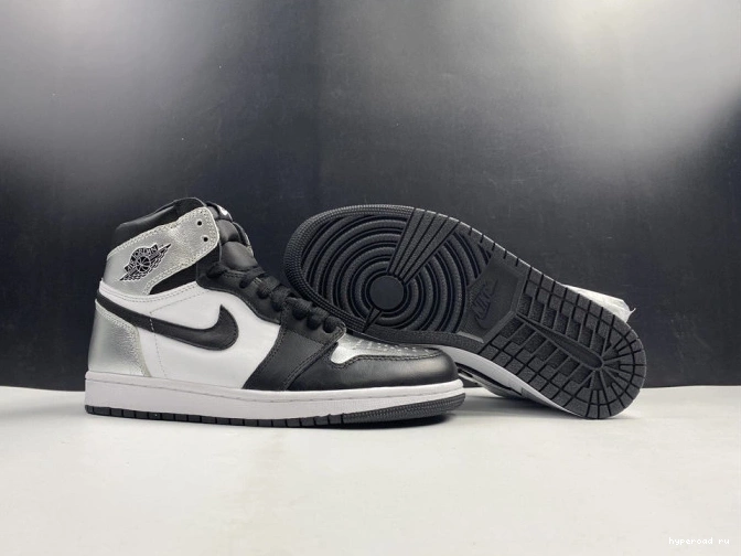 TOE CD0461-001 SILVER AIR JORDAN HIGH OG 1 WMNS 0728